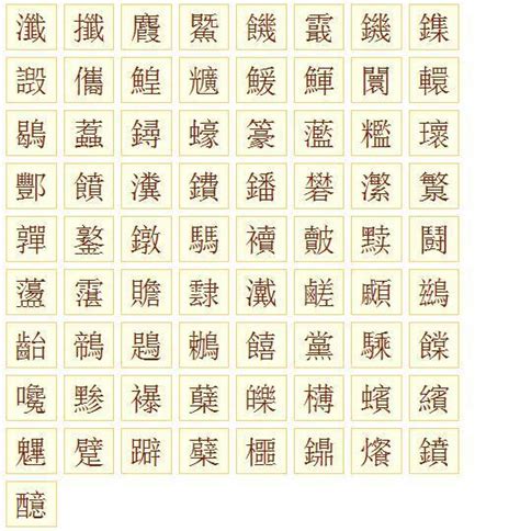 20劃的字|「康熙字典20笔画的字」康熙字典二十画的字(含五行属性)